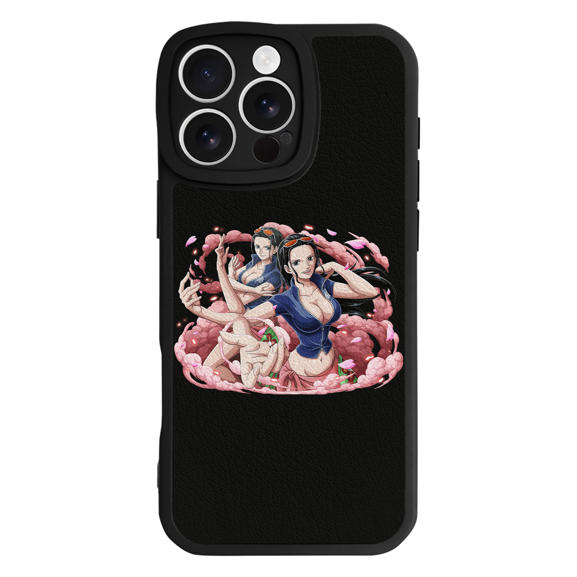 （画像用） ワンピース ニコ・ロビン ONE PIECE Nico Robin 【iPhone 16シリーズ対応】シリコンスマホケース（レザー調） 材質：シリコン